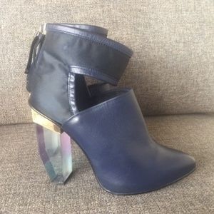 MIISTA Deborah Heels/Booties w/ holographic heel